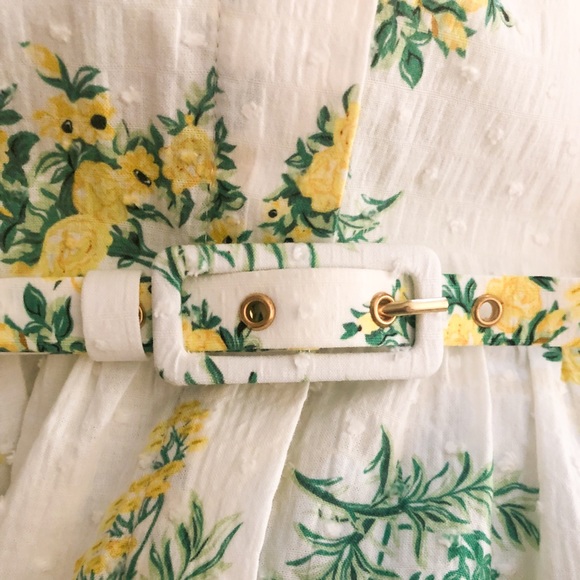 EMILIA WICKSTEAD Aisha belted floral-print cotton-blend midi shirt dress - Picture 8 of 14